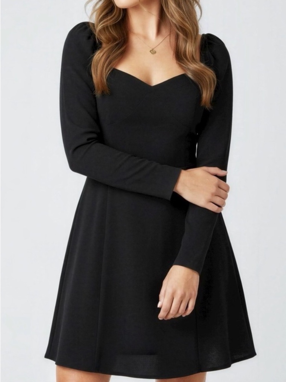 NWT Hill House Black Sweetheart Neck Mini Dress